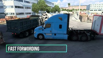 Part: 1 MY FIRST DAY OF JOB AS A TRUCK DRIVER in AMERICAN TRUCK SIMULATOR NO COMMENTARY #1
