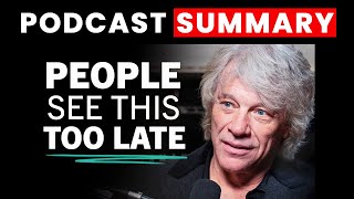 Famous Success Almost Broke Me | Jon Bon Jovi | Feel Better Live More Profile