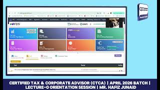 CPC | Certified Tax &amp; Corporate Advisor (CTCA) | April 26 Batch | Lecture-0 | Orientation Session 