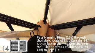 Roman awning installation video