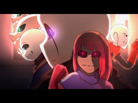 Gaster, Sans and Papyrus VS Betty (Glitchtale Dub) [Camila Cuevas]