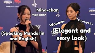 tzuyu showing why she’s not the *main visual* of twice for nothing… (ft. sassy accent)