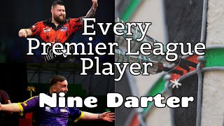 Every Premier League Player Nine Darters 2024 PDC #darts #pdc #premierleague