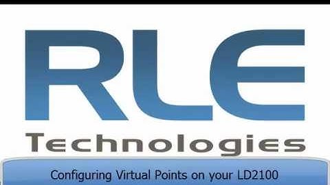 RLE Technologies Configure Virtual Zones/Labels on the SeaHawk LD2100