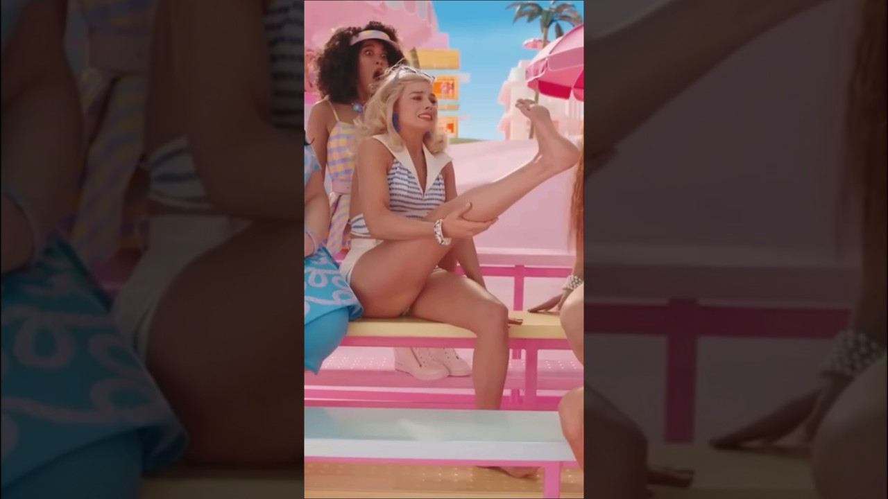 Barbie’s reaction on flat feet was just hilarious😂🤣….