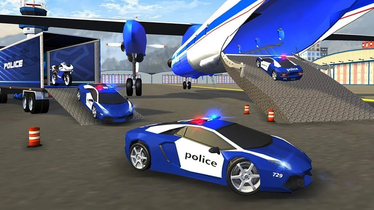 POLICE PLANE TRANSPORT GAME for Android, 2019 gameplay [FHD]