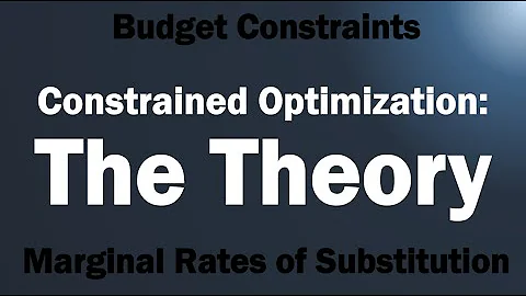 Constrained Optimization: The Concepts and Equations behind the Math