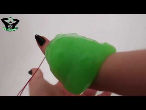 ASMR hands vs slime 💅 SATISFYING Video 💅