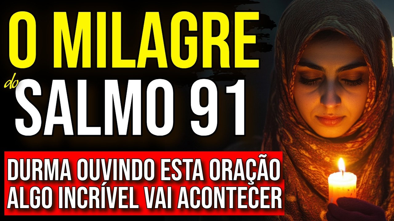 OUVIR DORMINDO SALMO 91 PARA O MILAGRE DA NOITE ABENÇOADA COM JESUS