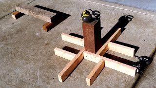 Building A Backyard Parkour Park #1 - Making Precision Trainers