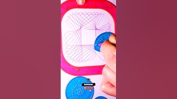 Exploring Mandala Art with Spirograph: Sensory Satisfaction and Relaxation" #mandala #spirograph