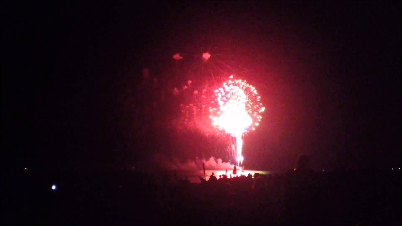 Fireworks Gulf Shores July 4th 2014 YouTube