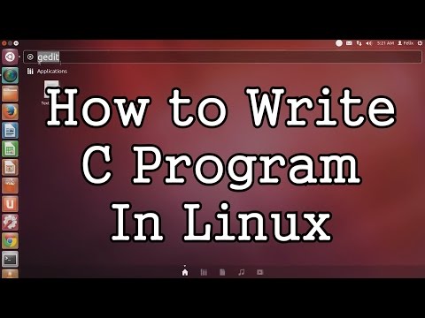 How to Write C Program in Linux (Ubuntu,Linux Mint,Fedora) - Part 1