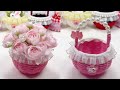 Very Simple Craft Ideas Reused Coffee Cup Making Flower Basket For Gifts