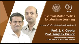 Lecture 43: Constrained Optimization-II