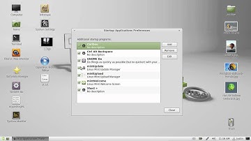 manage startup applications in linux mint 13!