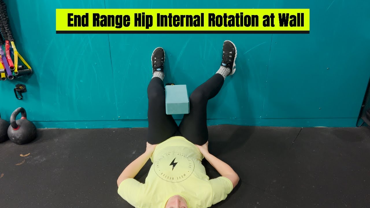 End Range Hip Internal Rotation - YouTube