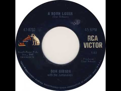 Punk music video thumbnail preview for Don Gibson - A Born Loser