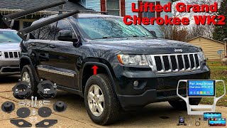 Lifting WK2 Jeep Grand Cherokee for my Father in Law 