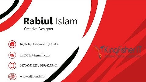 Professional Business Card Design Tutorial ~ photoshop cs6 Tutorial ~ photoshop Card Design