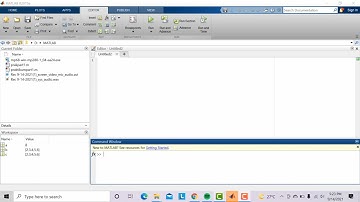 Tutorial Pengaplikasian Matlab materi Matriks part 1