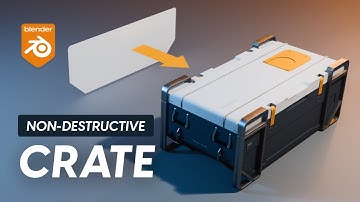 Designing a Heavy Duty Sc-Fi Crate in Blender — Non-Destructive