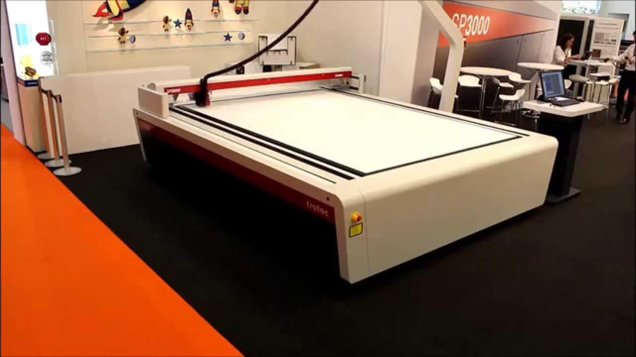 Preview Trotec SP3000 World Premiere FESPA Cologne 2015 YouTube