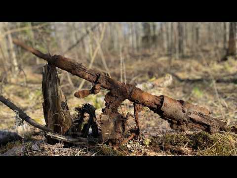 ШКАС на месте падения ИЛ-2. Рядом нашли 8 бойцов.