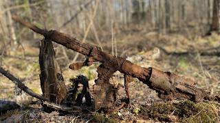 ШКАС на месте падения ИЛ-2. Рядом нашли 8 бойцов.