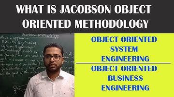What is Jacobson methodology for object oriented system development process