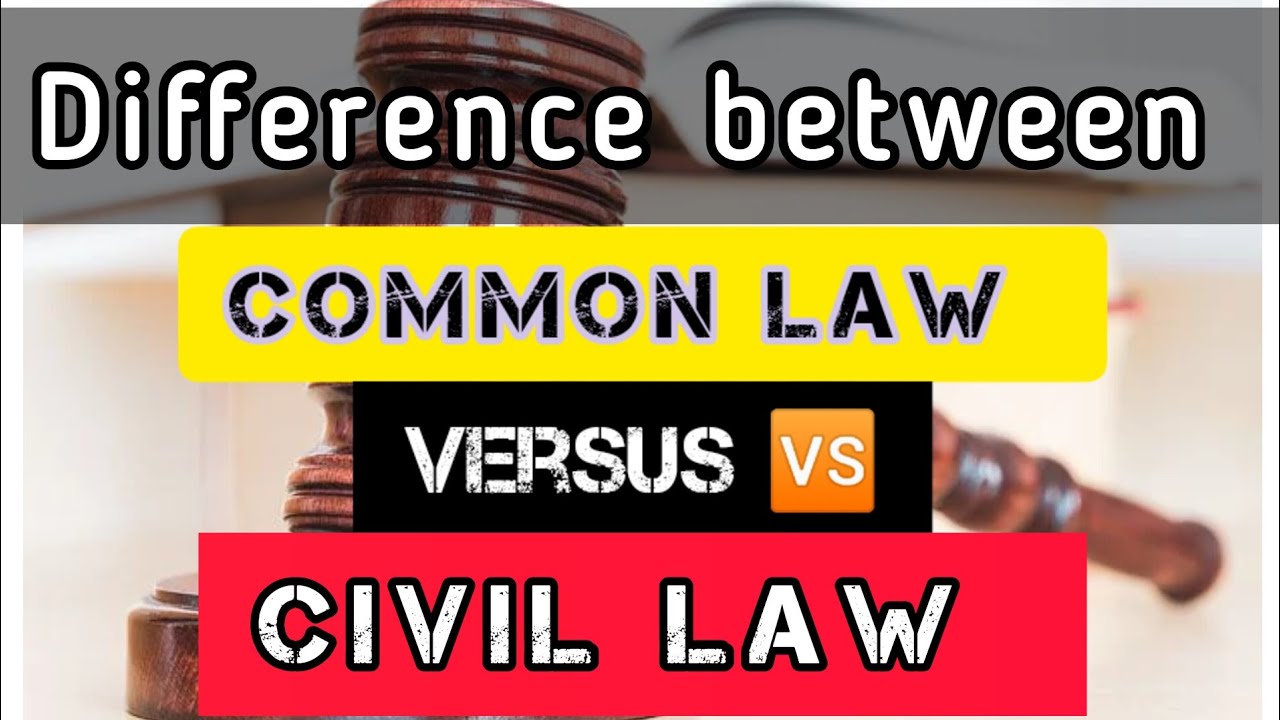 What is the difference between common law 🆚 civil law #law #commonlaw # ...