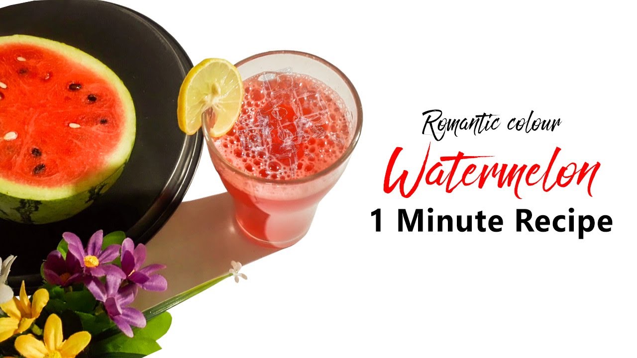 Watermelon Juice 1 minute recipe | Easy & Quick Recipe | Summer Health Drink | Yummy Recipes