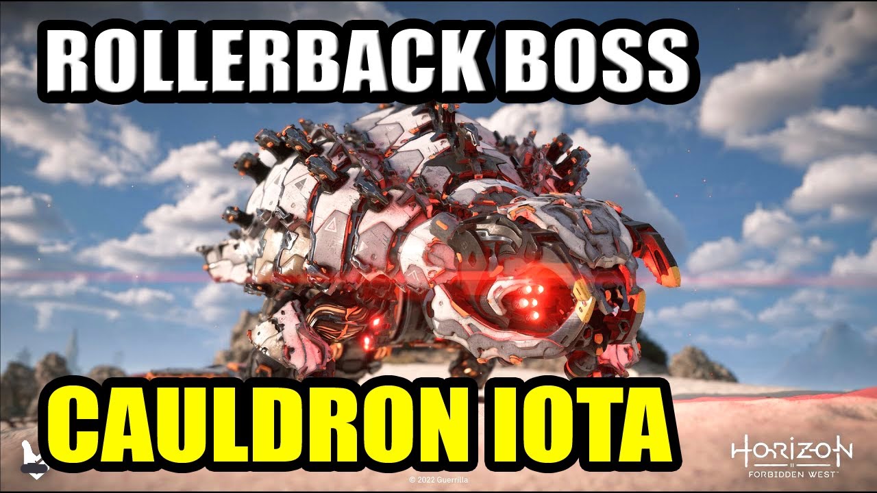 Cauldron IOTA - Rollerback Boss Fight | Horizon Forbidden West