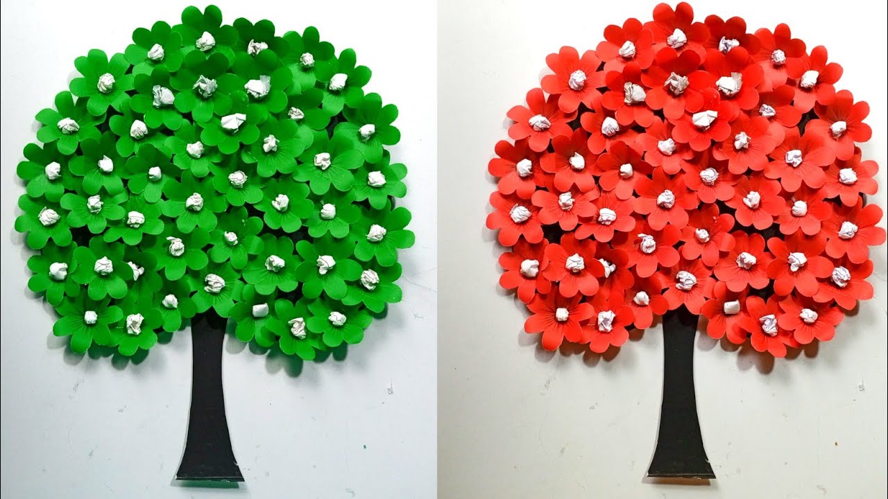 Unique wall hanging tree craft | Best paper craft for home decor | AZ ...