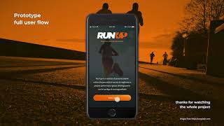 Running App concept - UX/UI Design project screenshot 1