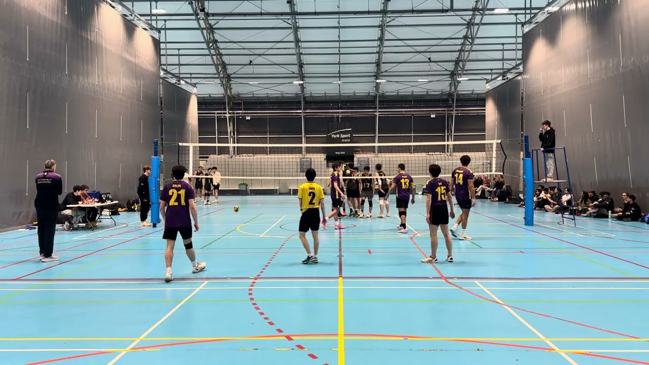 MIC'D UP VOLLEYBALL Set 1 | UOM M1 vs University of York M1 | BUCS Div 1 Away