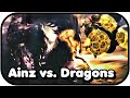 Ainz ooal gown vs cure elim  how the overlord defeats dragonlords