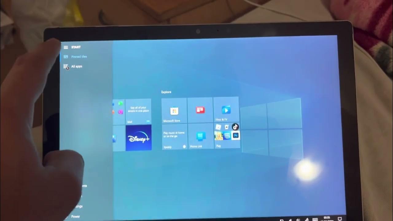 Faulty Microsoft Surface Pro 4 screen. Lines YouTube
