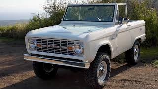 Agaso Outdoor Early Ford Bronco Full Build  1966 Wimbledon White