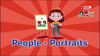 Download REDFOXEDUCATION mobile app | People Portraits | Learn English for Kids | Short videos screenshot 3