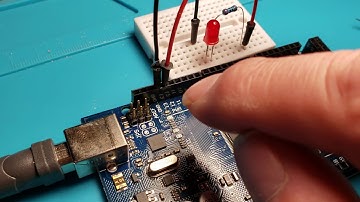How to create a simple blinking LED using the Arduino Mega 2560 R3. Includes code and schematic.
