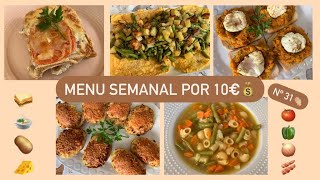 💰MENÚ SEMANAL POR 10€ #31 + SORTEO AIRFRYER ULTENIC. ¡RECETAS FÁCILES, RÁPIDAS Y BARATAS!