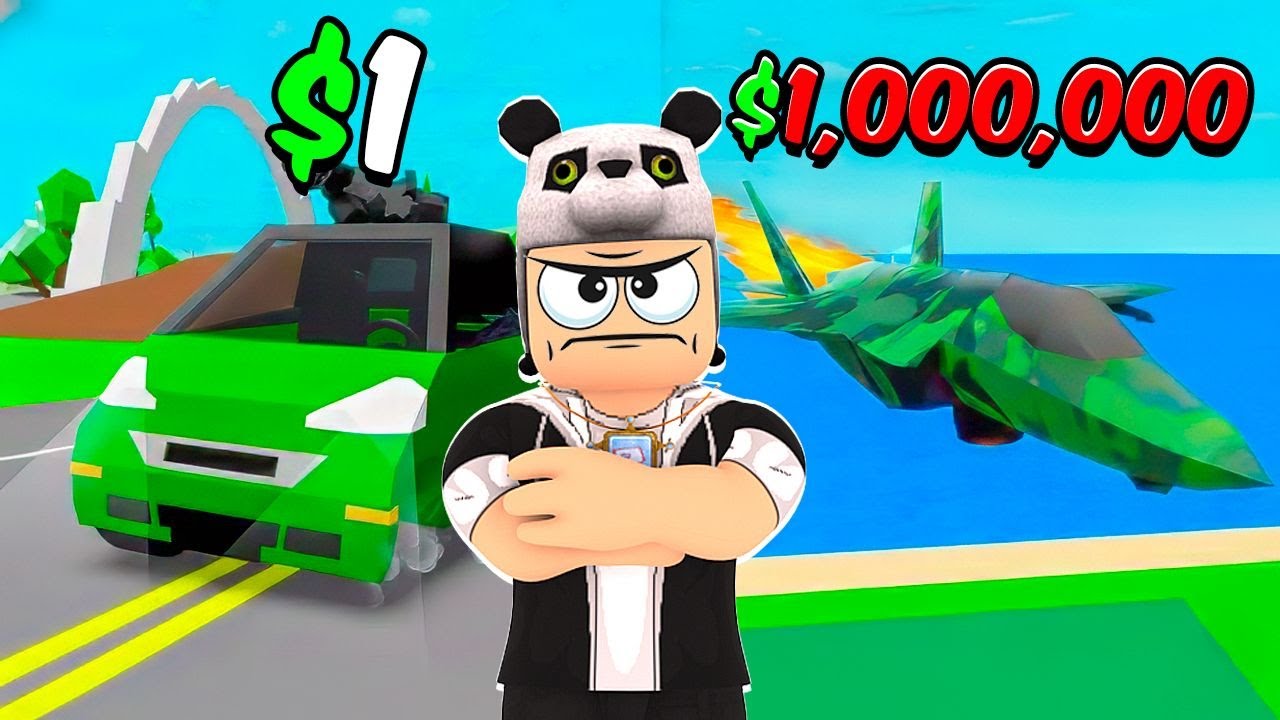 1 Dolar vs 1 Milyon Dolarlık ASKER ARABASI Yarış Medeniyetine Katıldım! - Roblox Brookhaven