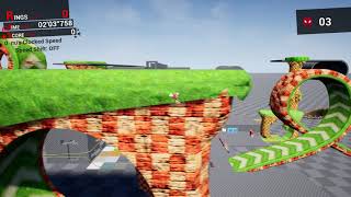 sonic Infinity Plus (sonic 3 and Knuckles update) debug room (knuckles) gameplay
