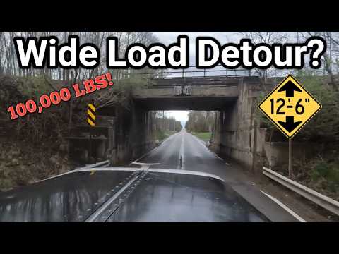 Thumbnail for 100,000 Lb Truck Routed On Old Roads For No Good Reason...