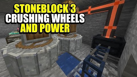 Ep11 Crushing Wheels and Power - Minecraft StoneBlock 3 Modpack