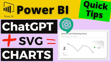 Using ChatGPT to Fast-Track Creation of Power BI Sparkline SVG Charts In the NEW CARD VISUAL
