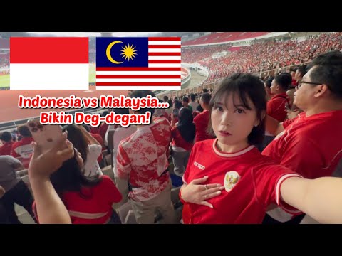 REAKSI ORANG KOREA NONTON INDONESIA vs MALAYSIA di GBK! 🇰🇷🇮🇩 GAK NYANGKA SERAMAIN INI!
