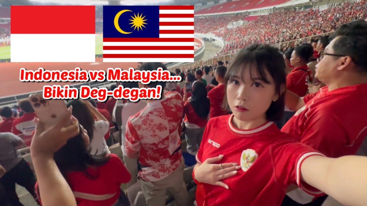 REAKSI ORANG KOREA NONTON INDONESIA vs MALAYSIA di GBK! 🇰🇷🇮🇩 GAK NYANGKA SERAMAIN INI!