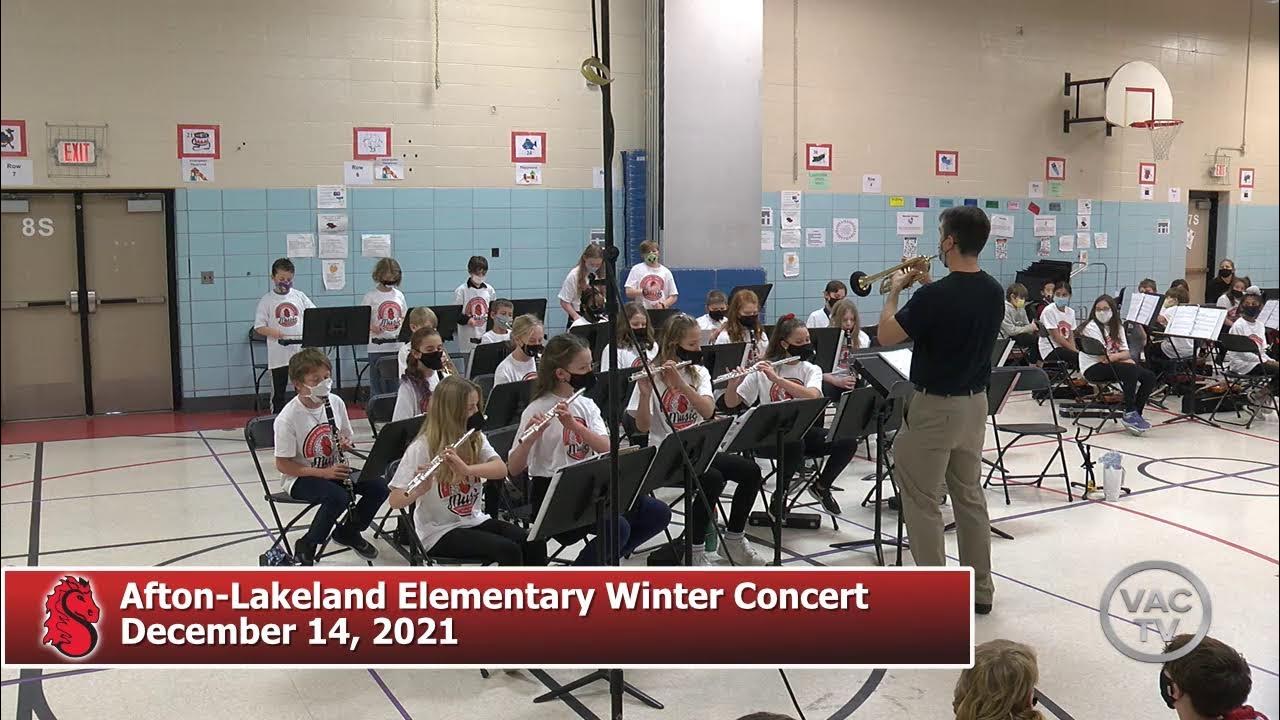AftonLakeland Elementary Winter Concert December 14, 2021 YouTube